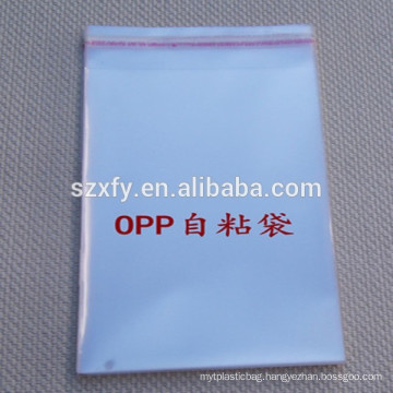 OPP clear self adhesive plastic packing bag